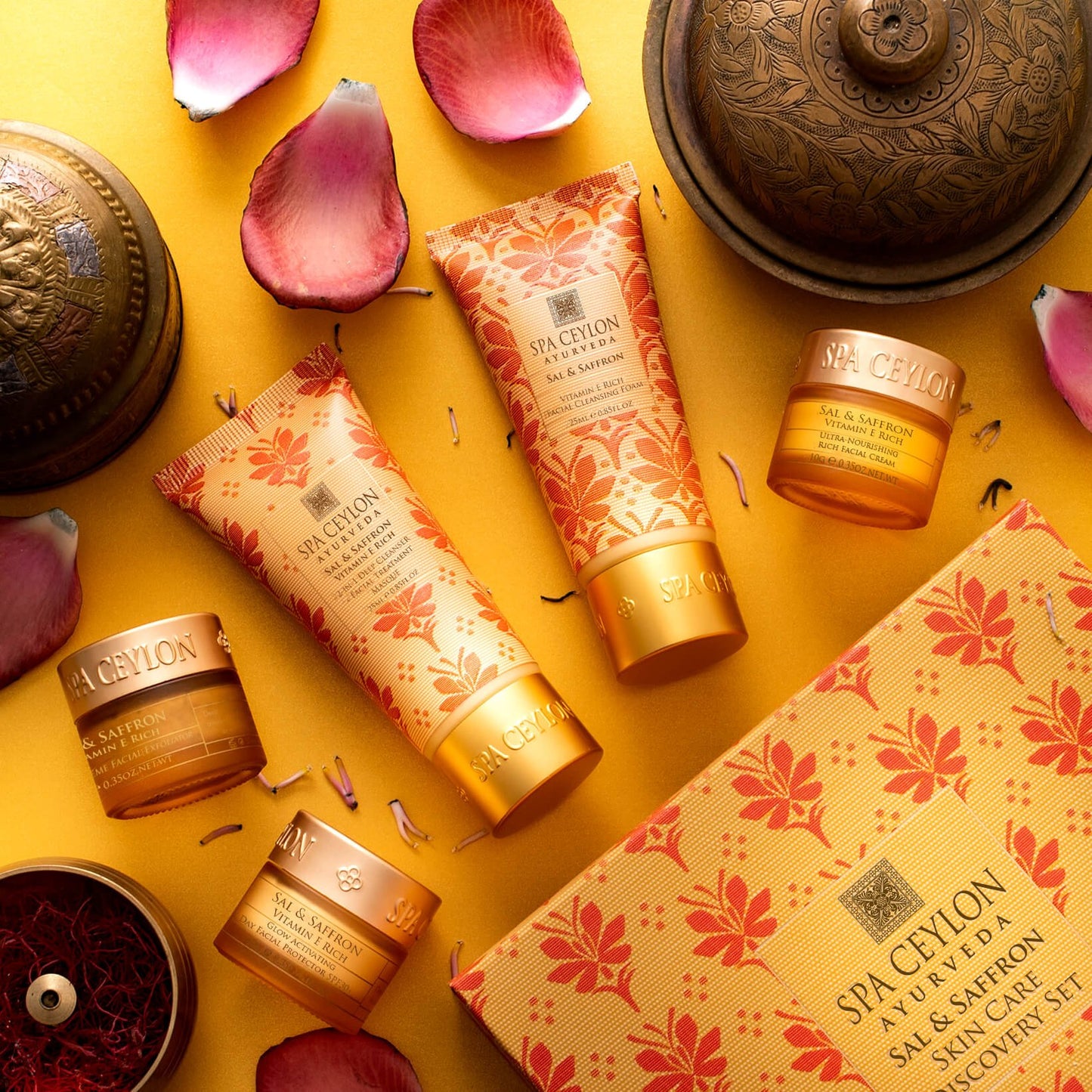 Sal & Saffron - Skin Care Discovery Set - Spa Ceylon UK