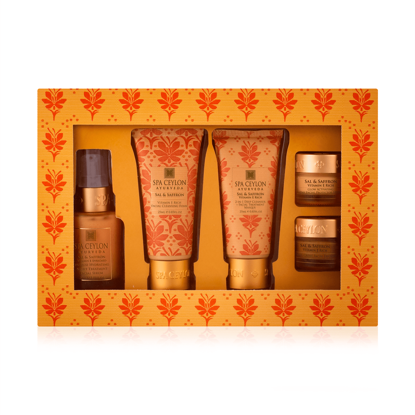 Sal & Saffron - Vitamin E Rich - Skin Care Set - Spa Ceylon UK