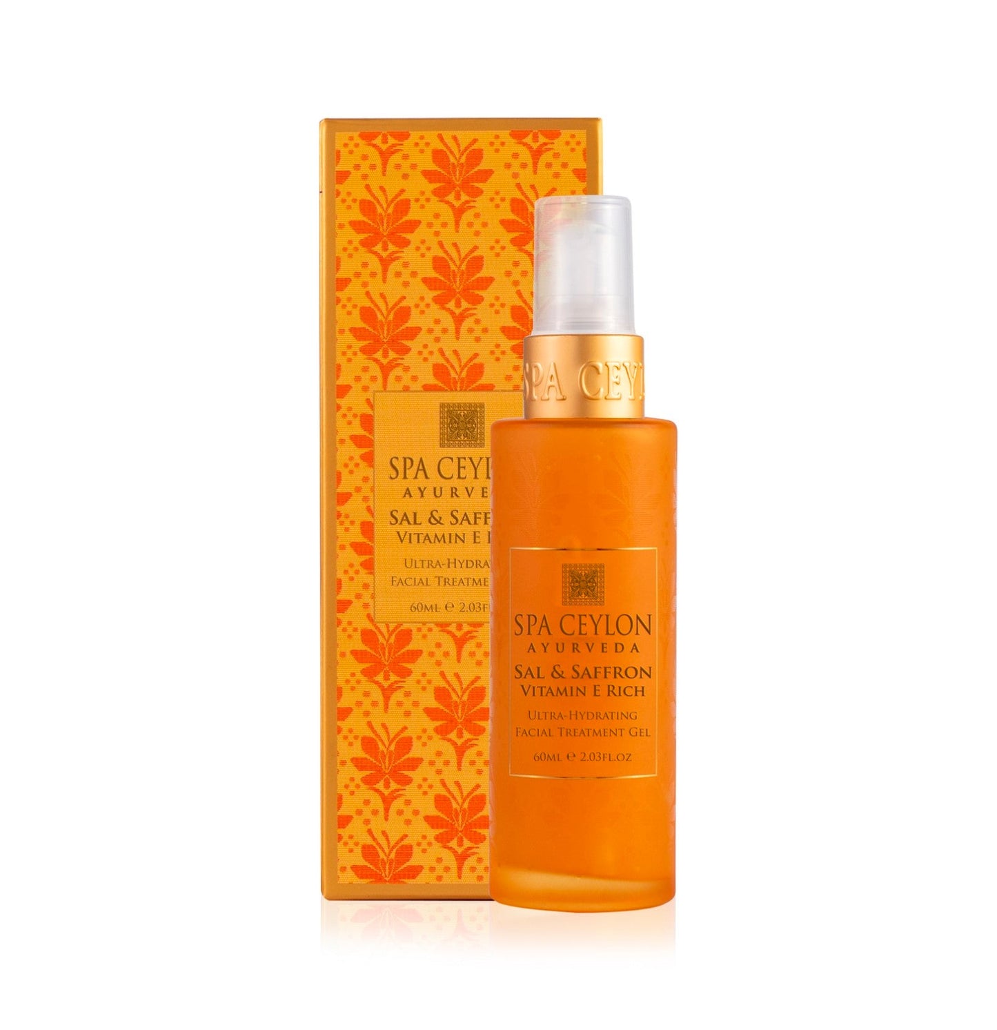 Sal & Saffron - Vitamin E Rich - Ultra - Hydrating Facial Treatment Gel - 60ml - Spa Ceylon UK