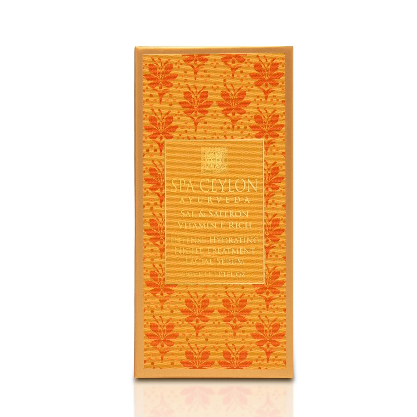 Sal & Saffron - Intense Hydrating Night Treatment Facial Serum 30ml - Spa Ceylon UK