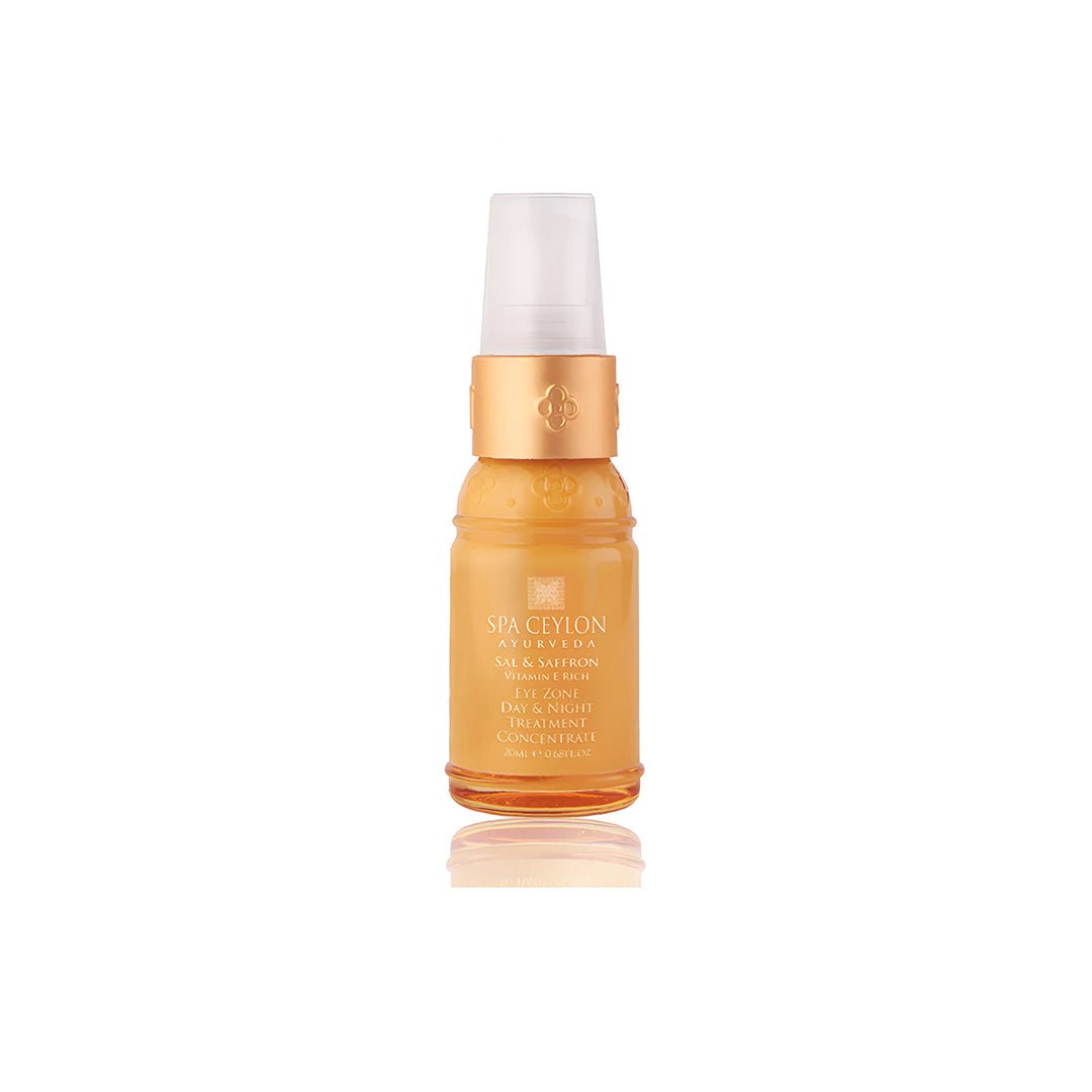Sal & Saffron - Vitamin E Rich - Eye Zone - Day & Night Treatment Concentrate 20ml - Spa Ceylon UK