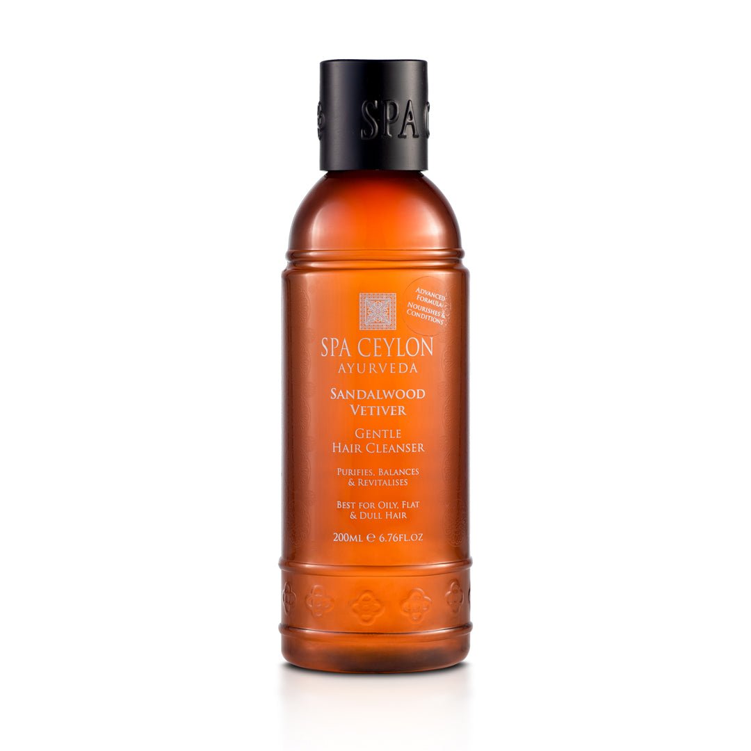 Sandalwood Vetiver - Gentle Hair Cleanser - 200ml - Spa Ceylon UK