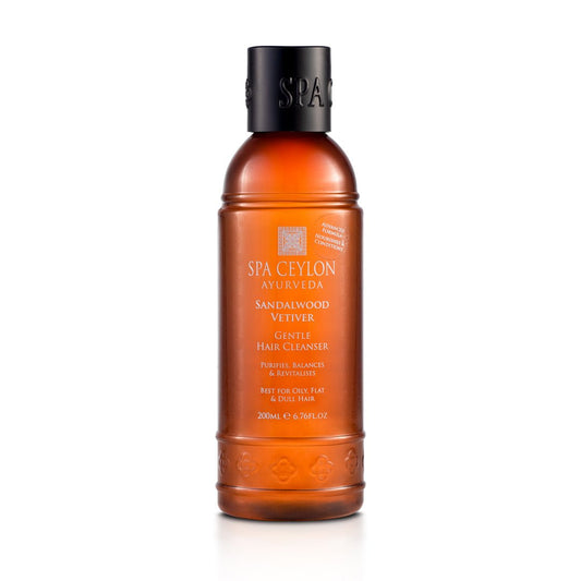 Sandalwood Vetiver - Gentle Hair Cleanser - 200ml - Spa Ceylon UK