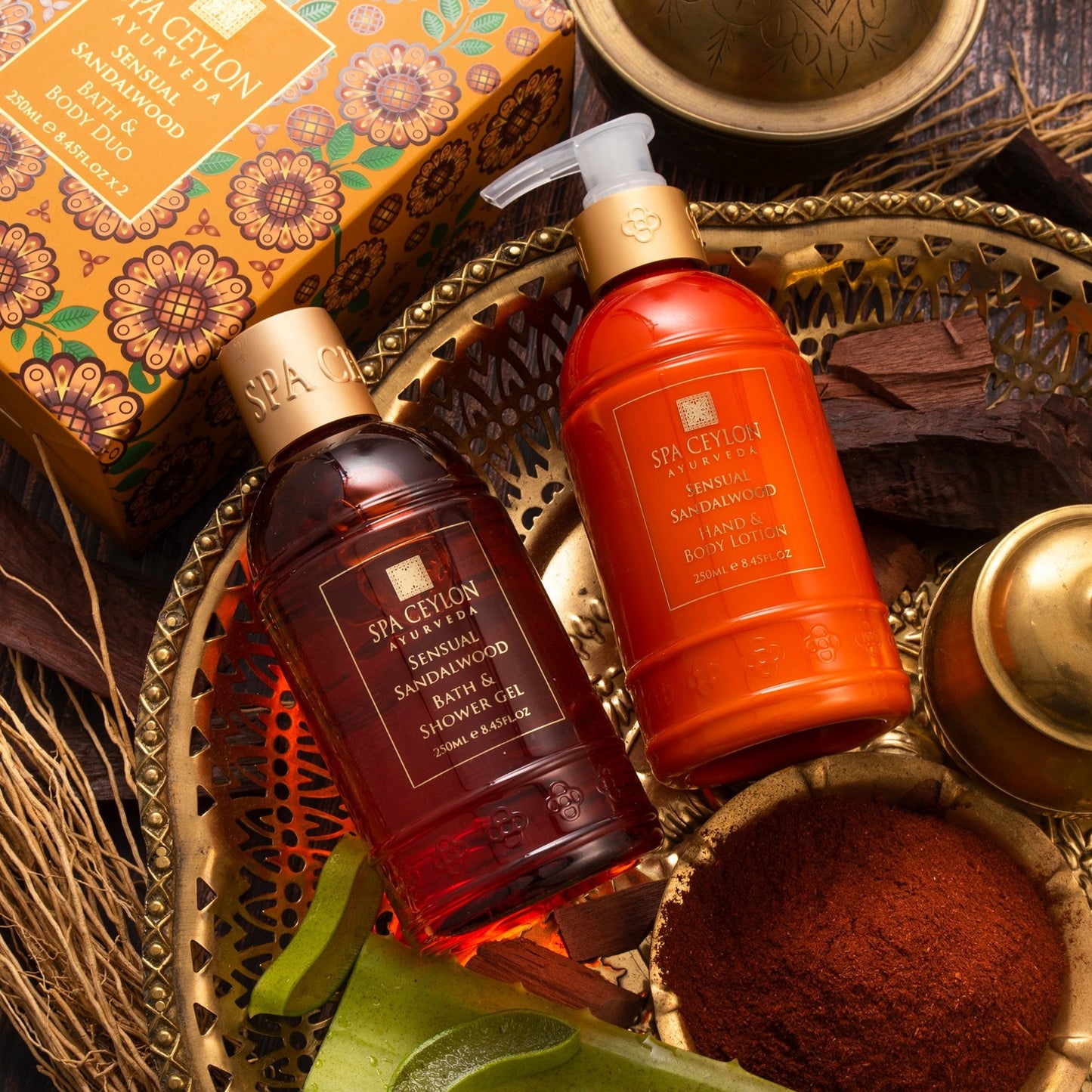 Sensual Sandalwood - Bath & Body Duo - Spa Ceylon UK