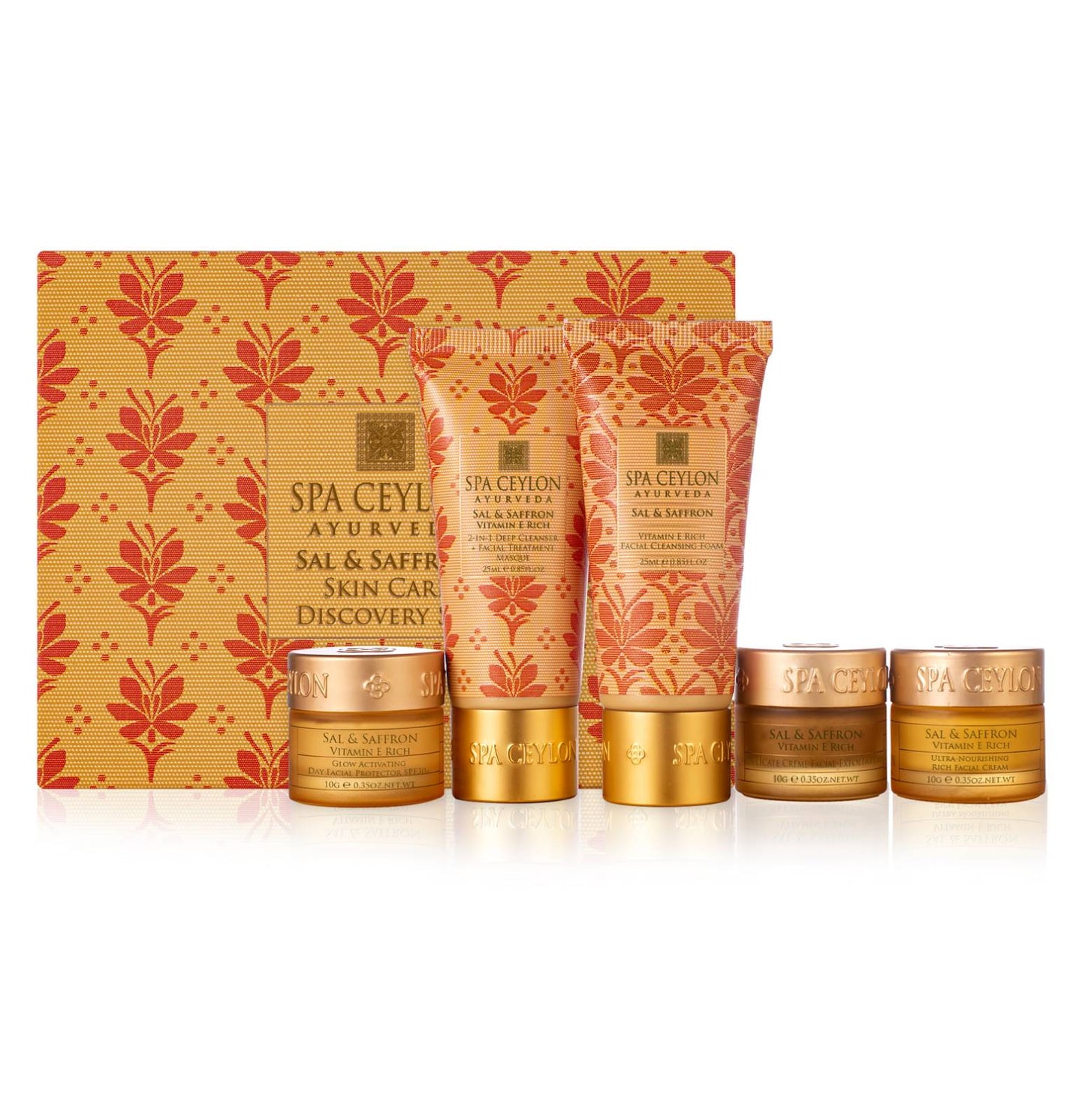 Sal & Saffron - Skin Care Discovery Set - Spa Ceylon UK