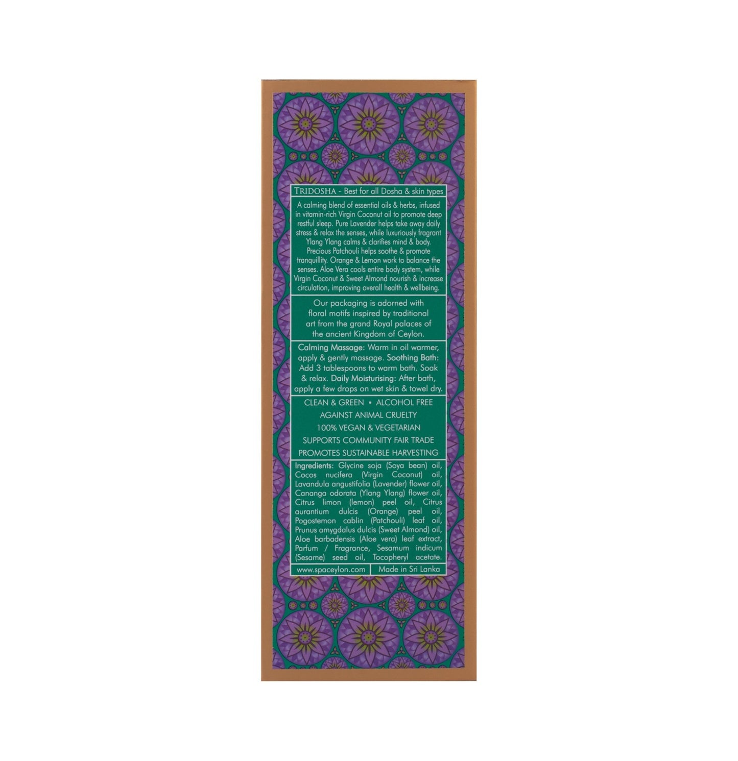 Sleep - Massage & Bath Oil 100ml - Spa Ceylon UK