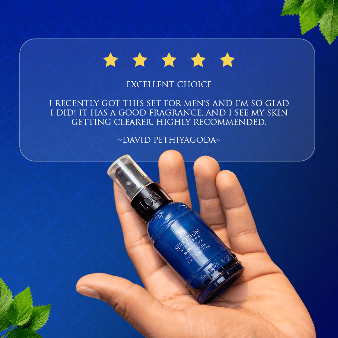 Frankincense Rituals For Men - Face Protector Day SPF 25+ 30ml - Spa Ceylon UK