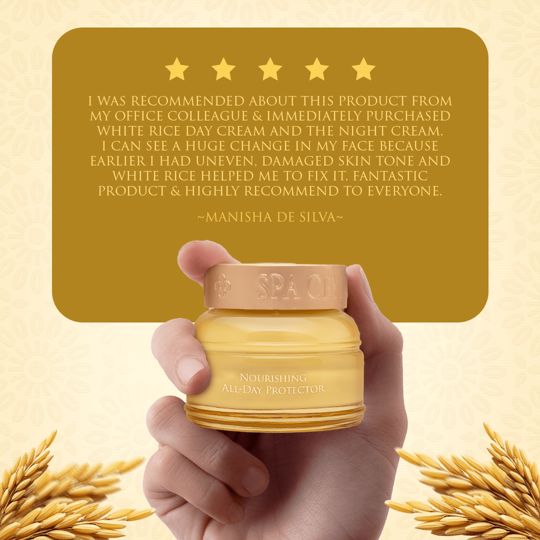 White Rice - Nourishing All - Day Protector 50g - Spa Ceylon UK