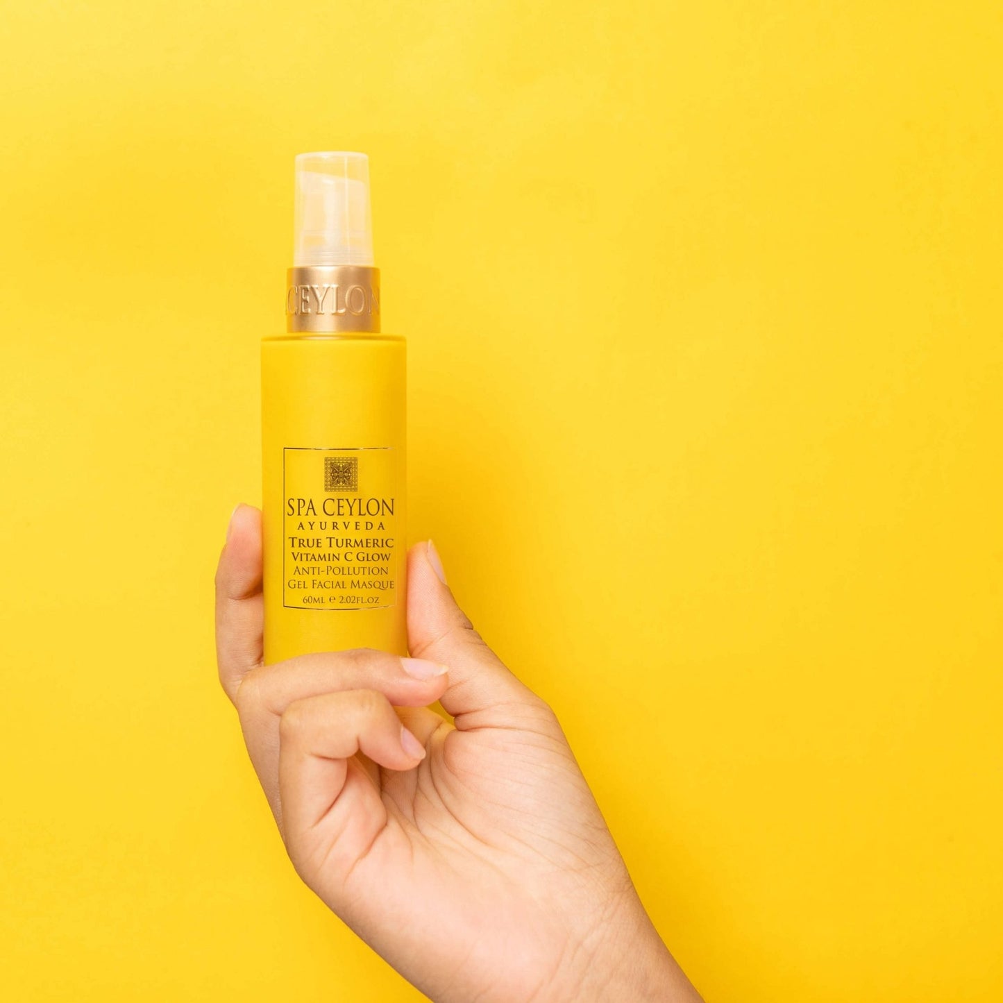True Turmeric - Vitamin C Glow - Anti - Pollution Gel Facial Masque 60ml - Spa Ceylon UK