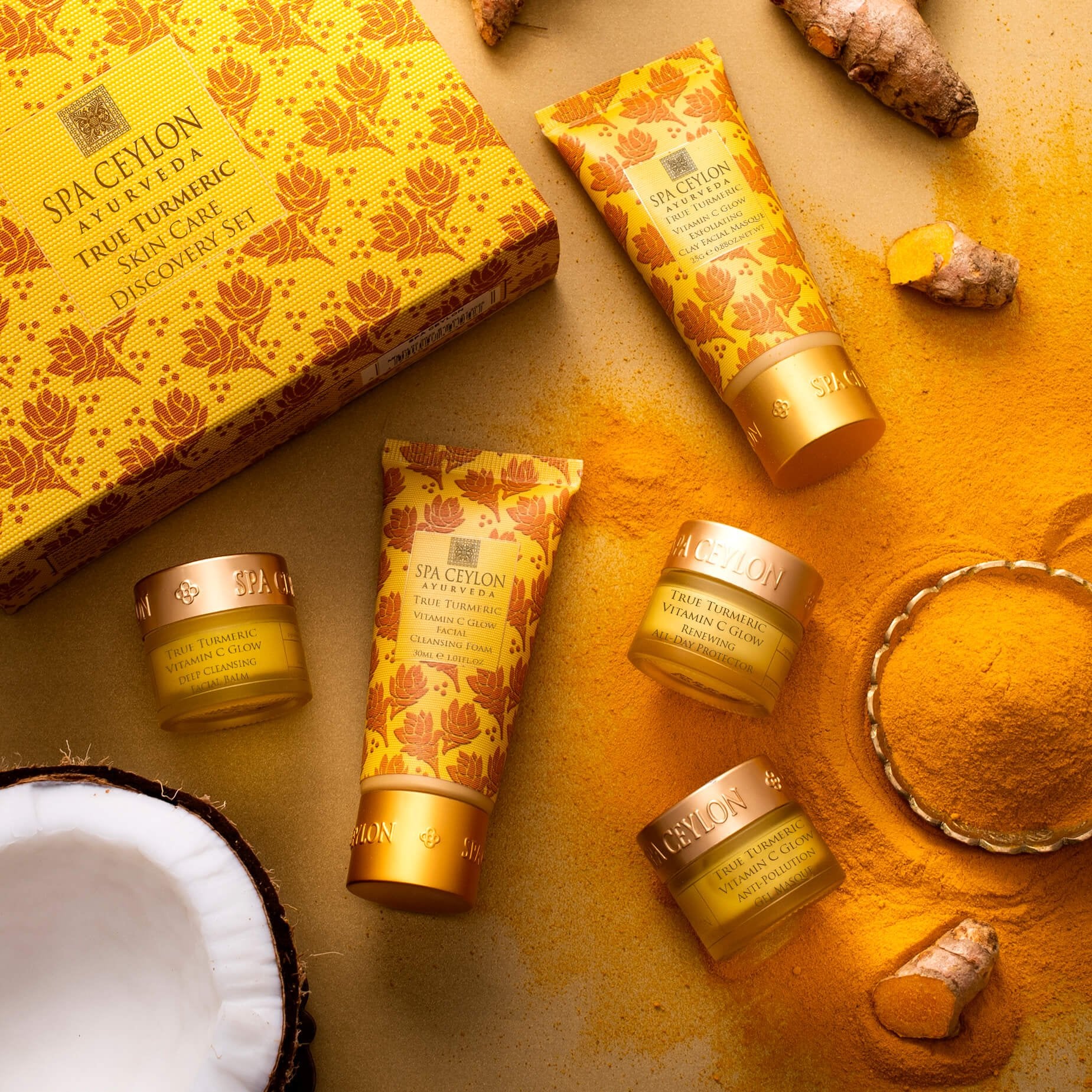 True Turmeric - Skin Care Discovery Set - Spa Ceylon UK