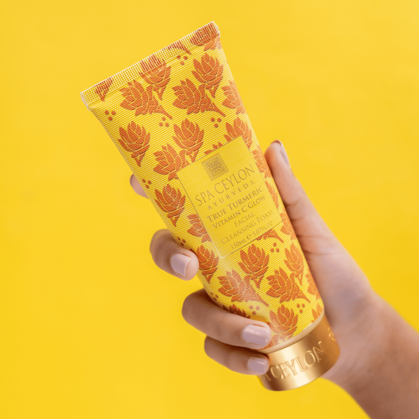 True Turmeric - Vitamin C Glow - Facial Cleansing Foam 150ml - Spa Ceylon UK