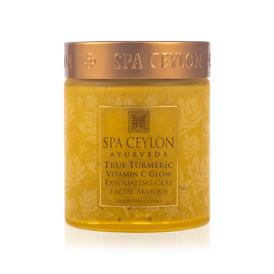 True Turmeric - Vitamin C Glow - Exfoliating Clay Facial Masque 200g - Spa Ceylon UK