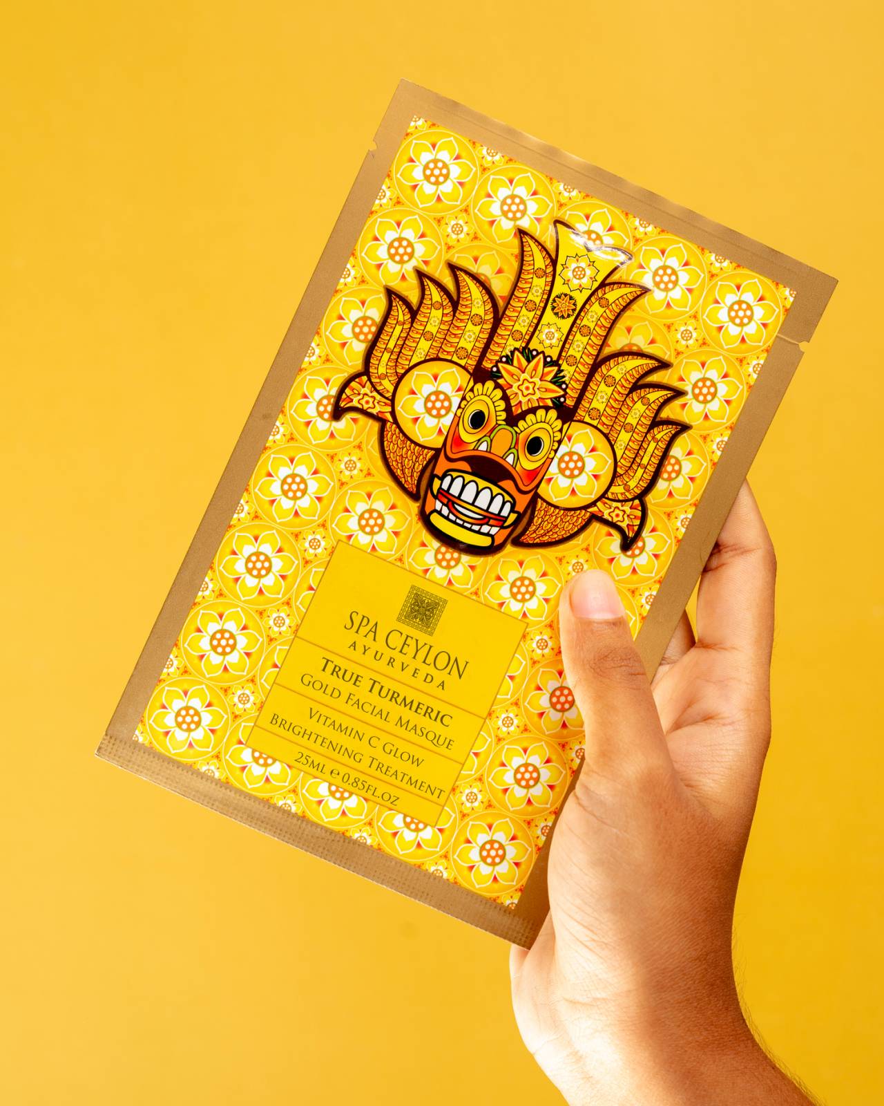 True Turmeric - Gold Facial Masque - Vitamin C Glow Brightening Treatment - Spa Ceylon UK
