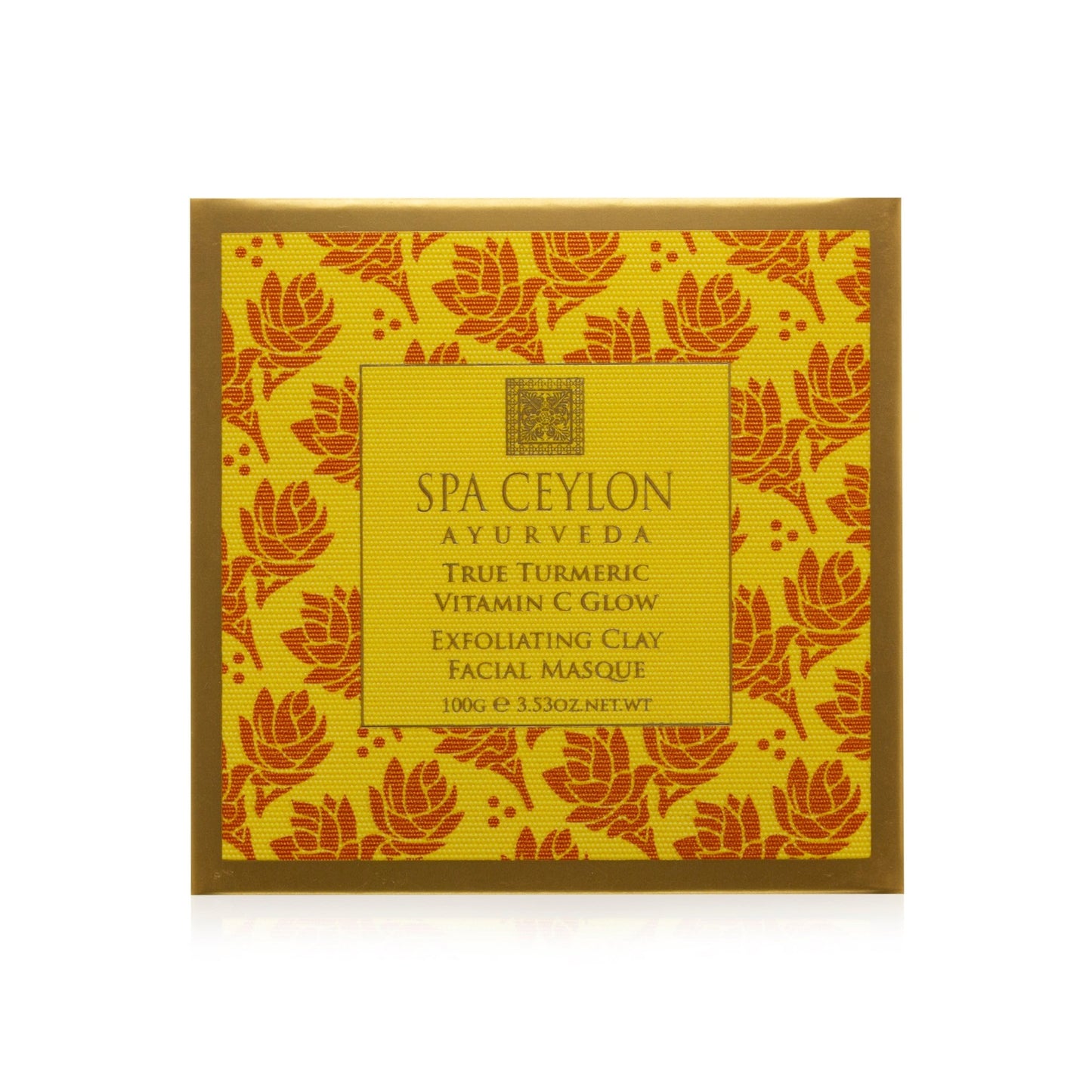 True Turmeric - Vitamin C Glow - Exfoliating Clay Facial Masque 100g - Spa Ceylon UK