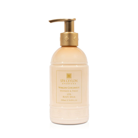 Virgin Coconut - Hydrate & Treat - 15% Body Milk 250ml - Spa Ceylon UK