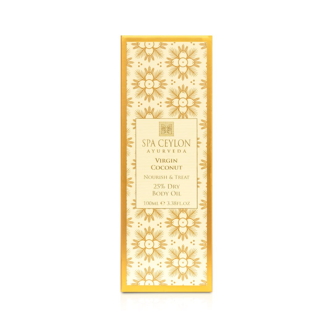 Virgin Coconut - Nourish & Treat - 25% Dry Body Oil 100ml - Spa Ceylon UK