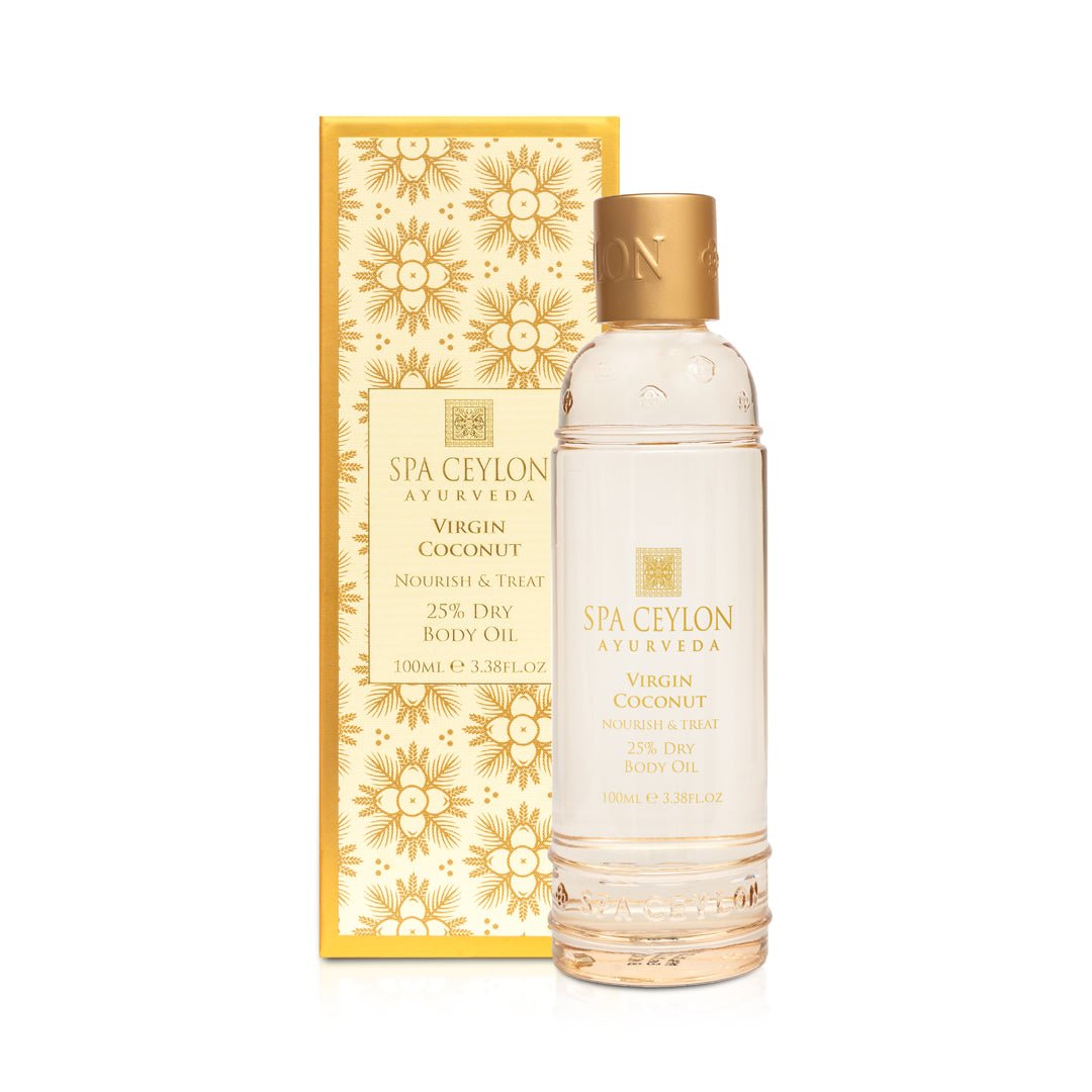 Virgin Coconut - Nourish & Treat - 25% Dry Body Oil 100ml - Spa Ceylon UK