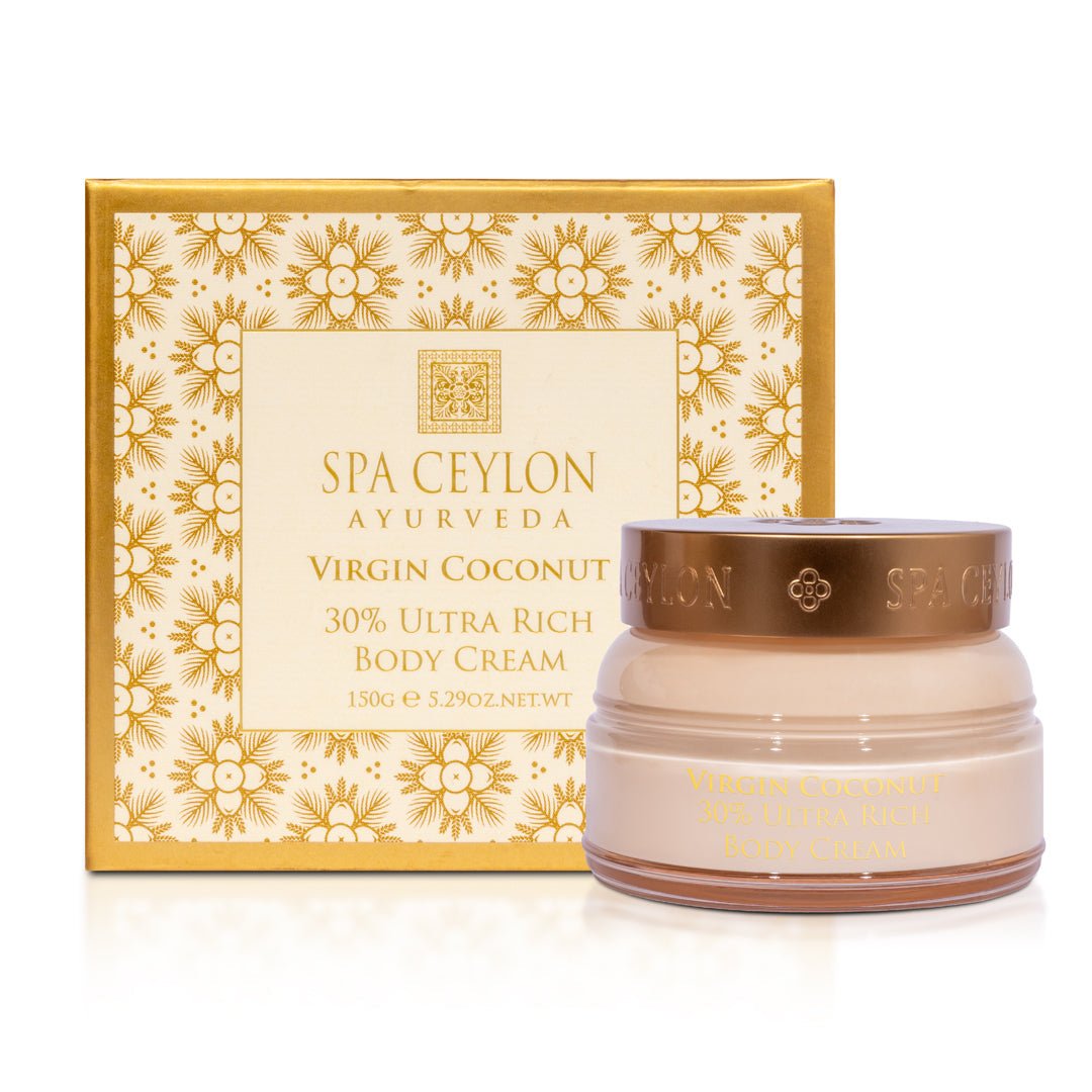 Virgin Coconut 30% - Ultra Rich Body Cream 150g - Spa Ceylon UK