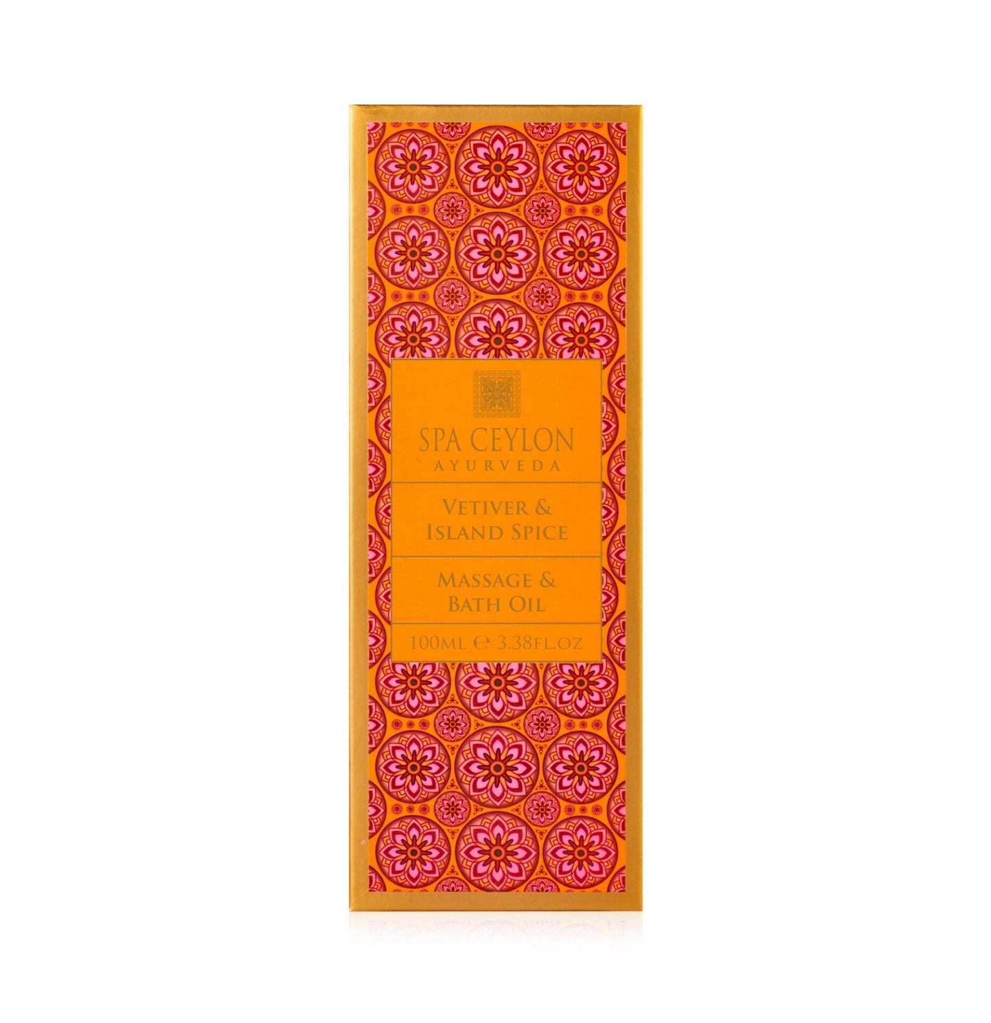 Vetiver & Island Spice - Massage & Bath Oil 100ml - Spa Ceylon UK