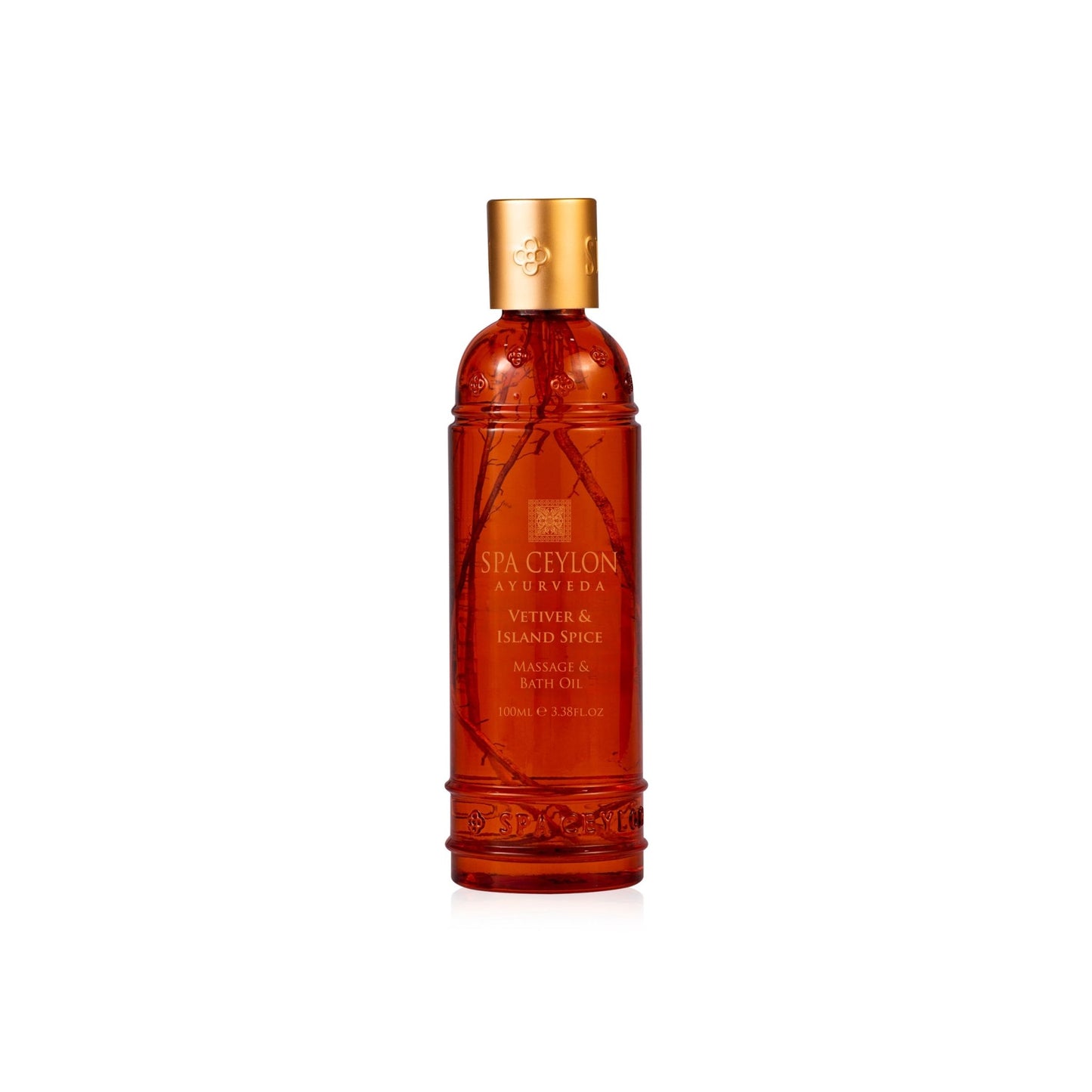 Vetiver & Island Spice - Massage & Bath Oil 100ml - Spa Ceylon UK