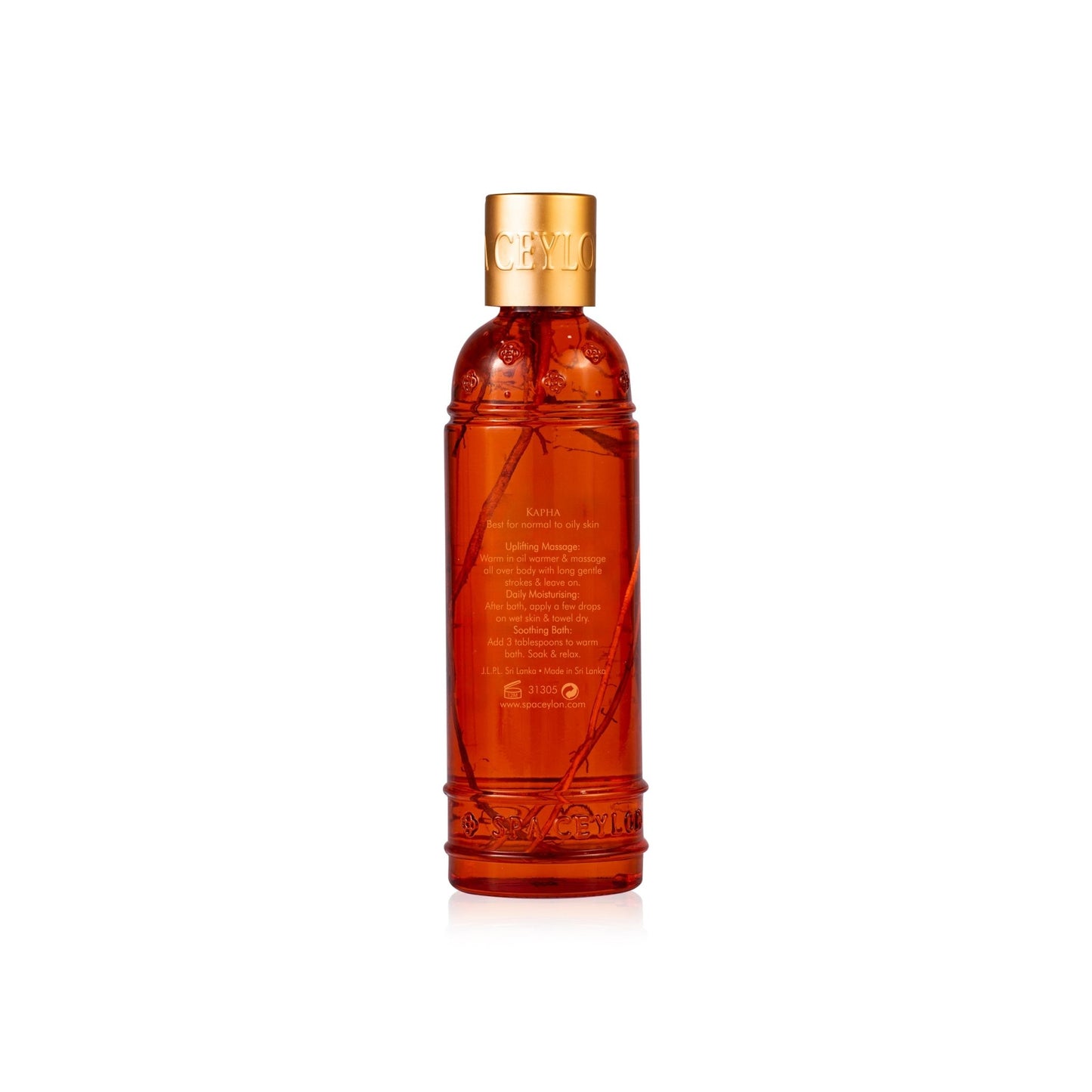 Vetiver & Island Spice - Massage & Bath Oil 100ml - Spa Ceylon UK