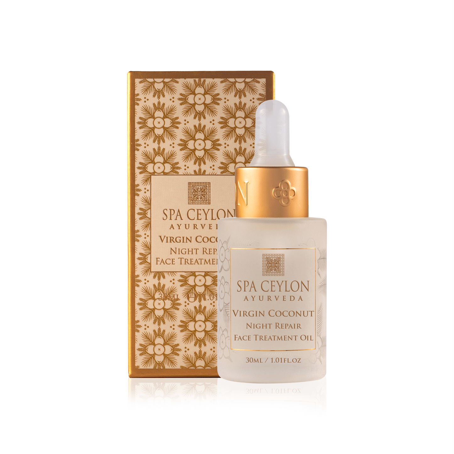 Virgin Coconut - Night Repair Face Treatment Oil 30ml - Spa Ceylon UK