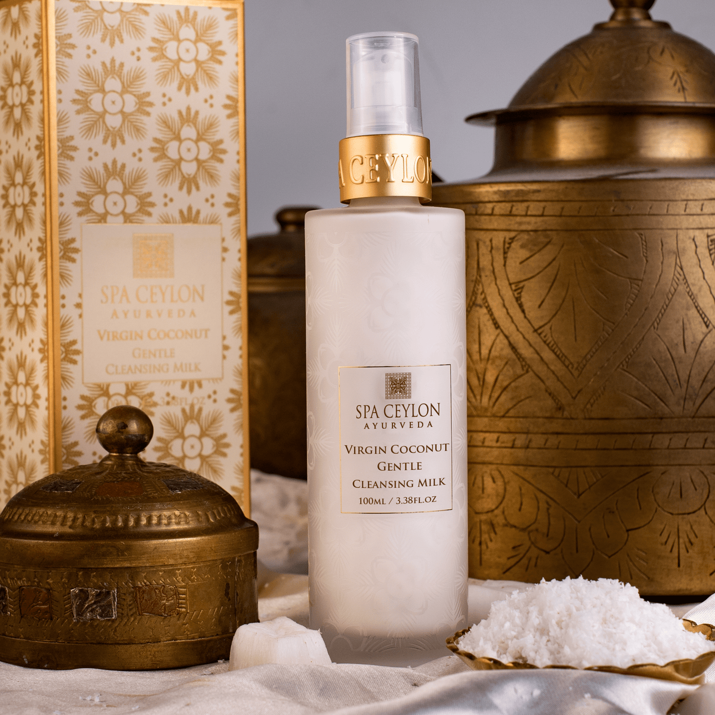 Virgin Coconut - Gentle Cleansing Milk 100ml - Spa Ceylon UK