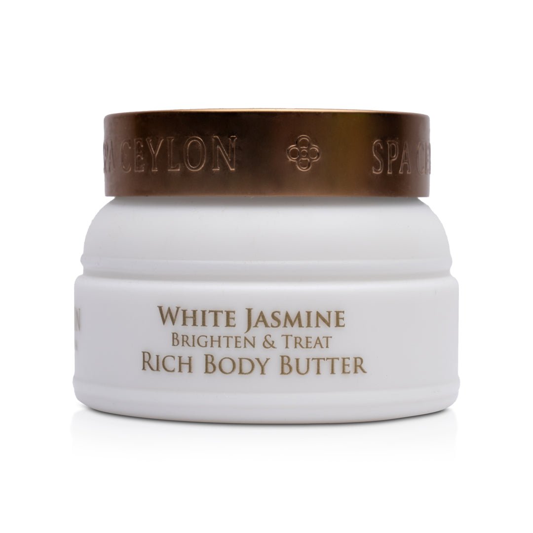 White Jasmine - Brighten Rich Body Butter 200g - Spa Ceylon UK
