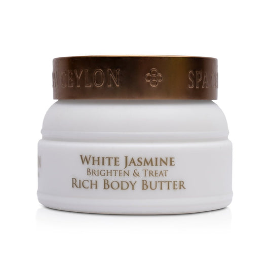 White Jasmine - Brighten Rich Body Butter 200g - Spa Ceylon UK