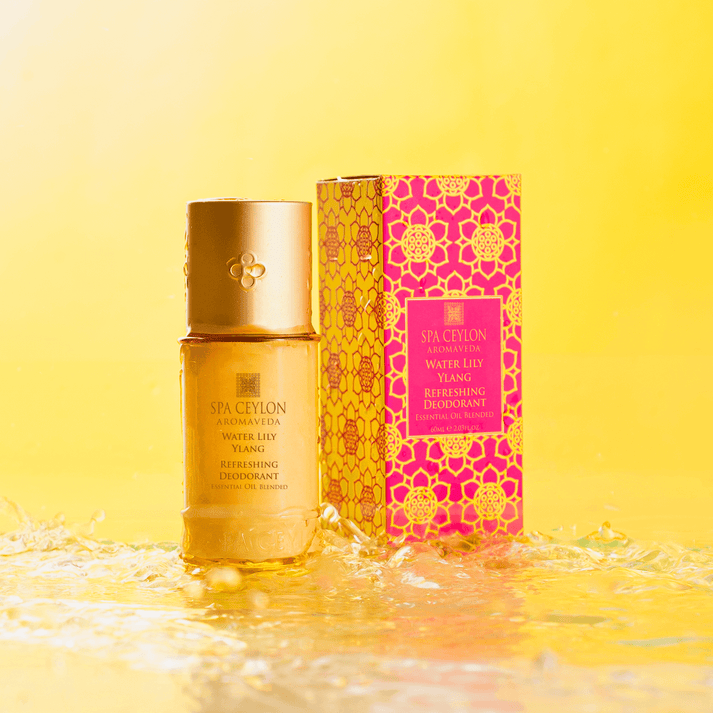 Water Lily Ylang - Eau de Ceylon - Refreshing Deodorant - 60ml - Spa Ceylon UK