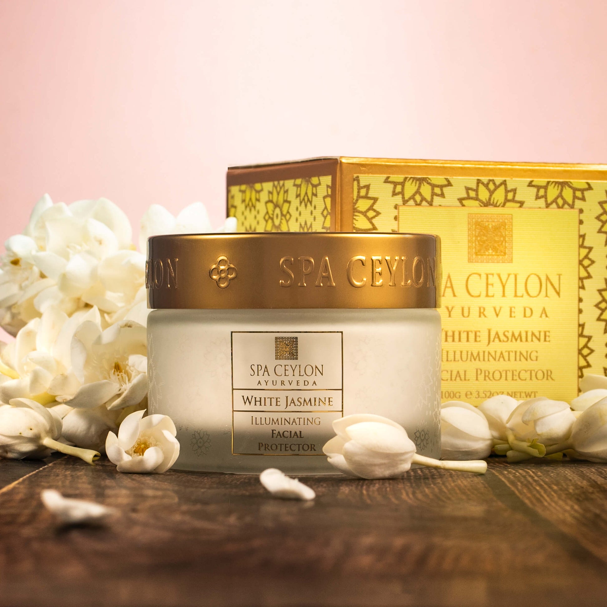 White Jasmine - Illuminating Facial Protector 100g - Spa Ceylon UK