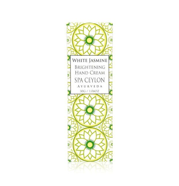 White Jasmine - Brightening Hand Cream 30g - Spa Ceylon UK
