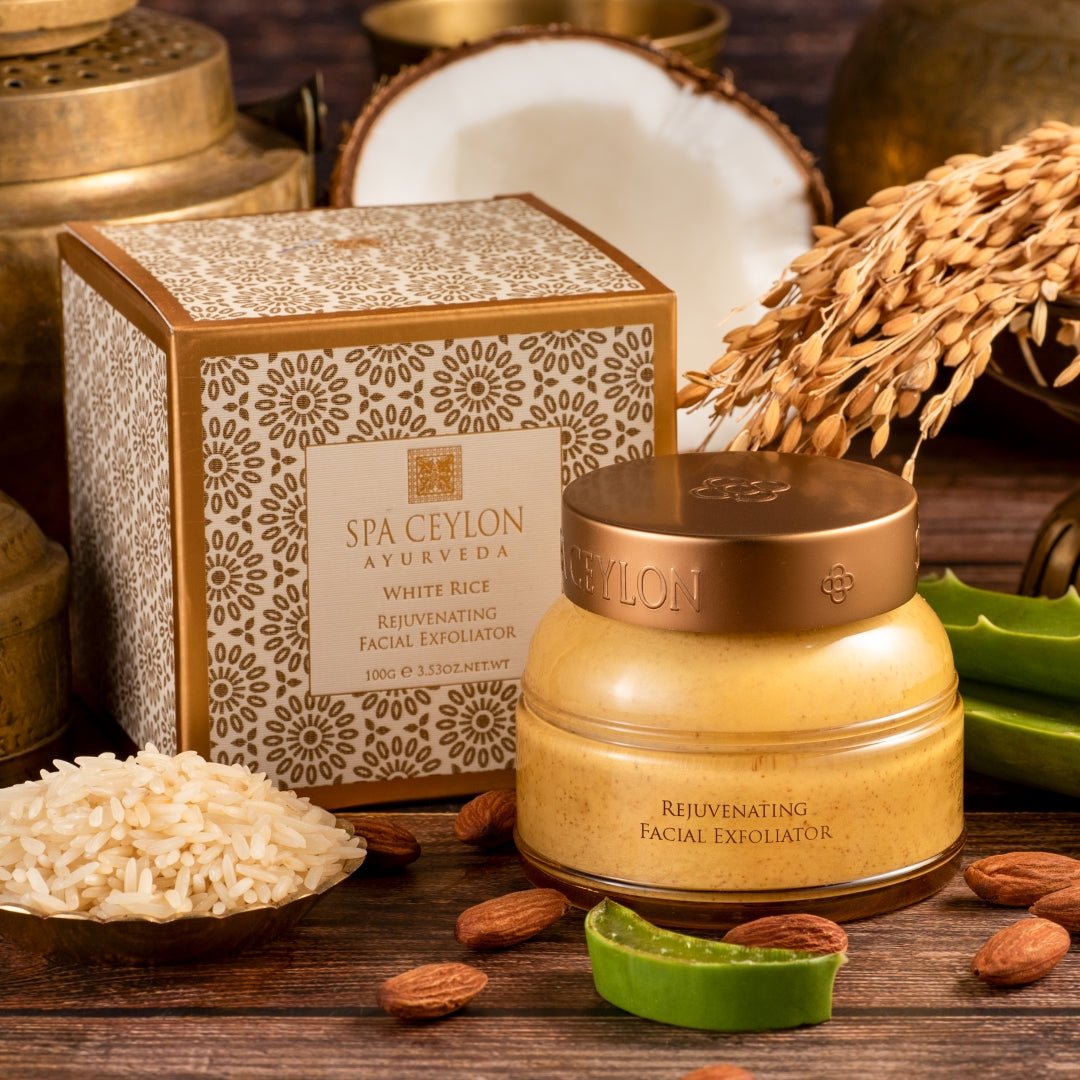 White Rice - Rejuvenating Facial Exfoliator 100g - Spa Ceylon UK