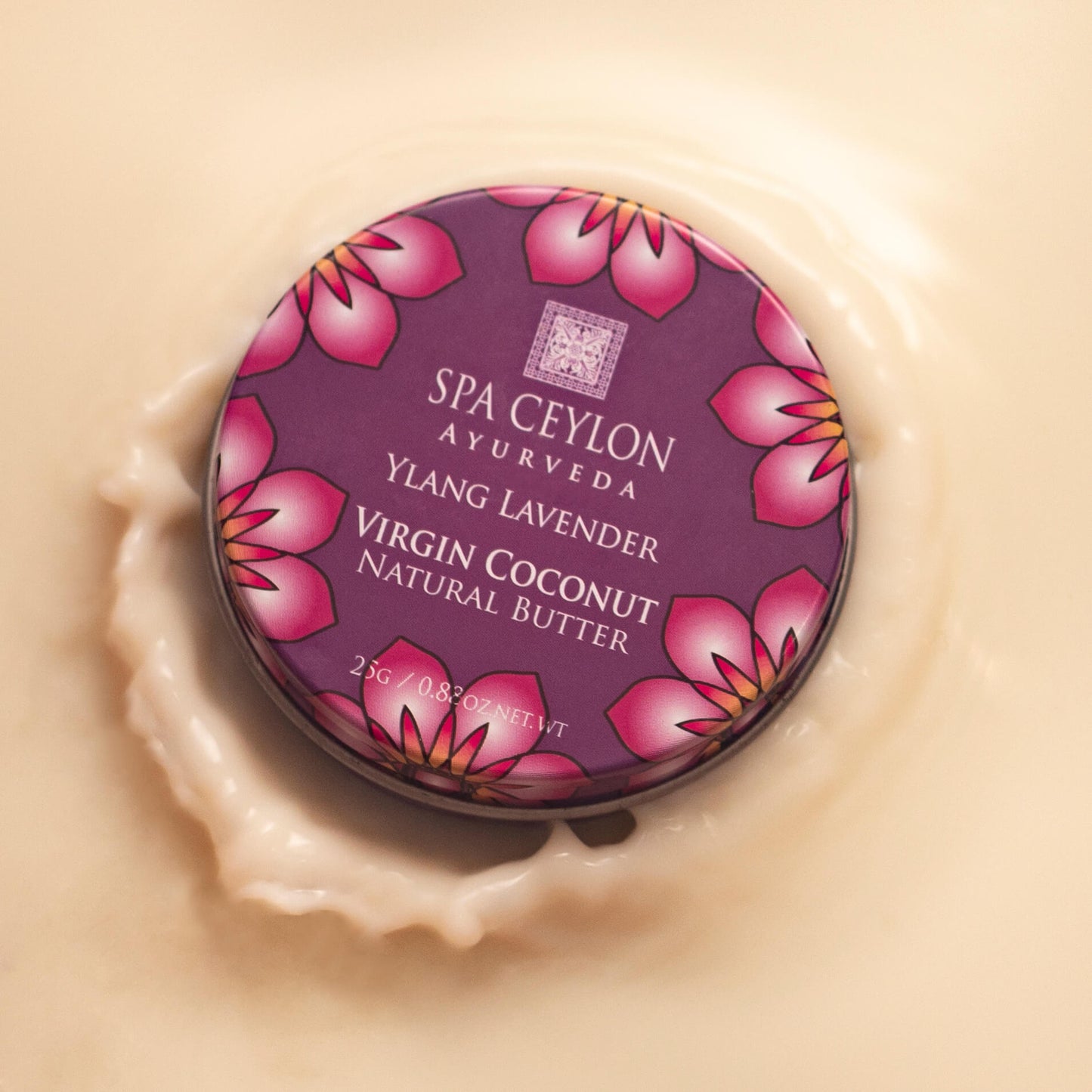 Ylang Lavender - Virgin Coconut Natural Butter 25g - Spa Ceylon UK