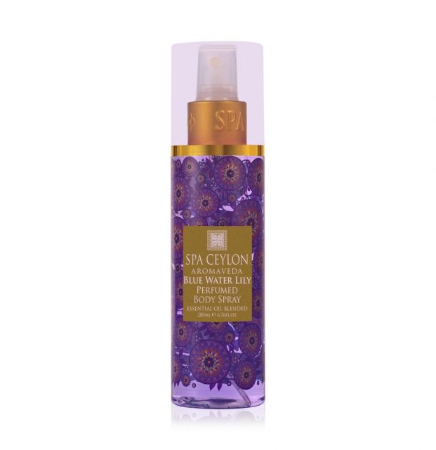 Blue Water Lily - Body Spray 200ml - Spa Ceylon UK