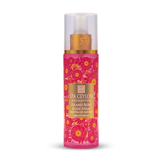 Island Rose - Body Spray 200ml - Spa Ceylon UK