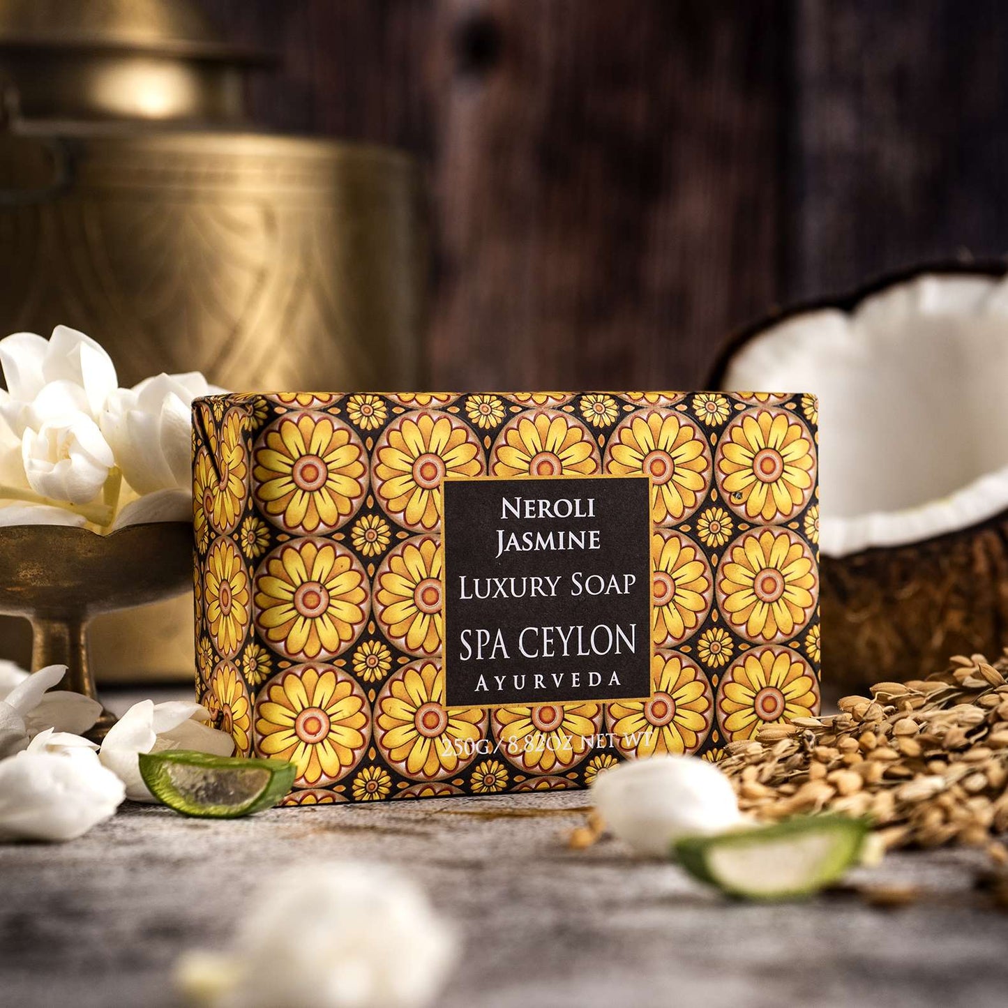 Neroli Jasmine Luxury Soap 250g - Spa Ceylon UK