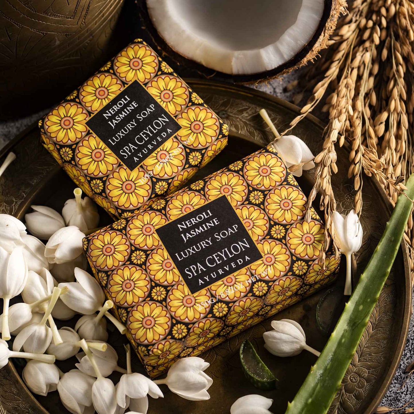 Neroli Jasmine Luxury Soap 250g - Spa Ceylon UK