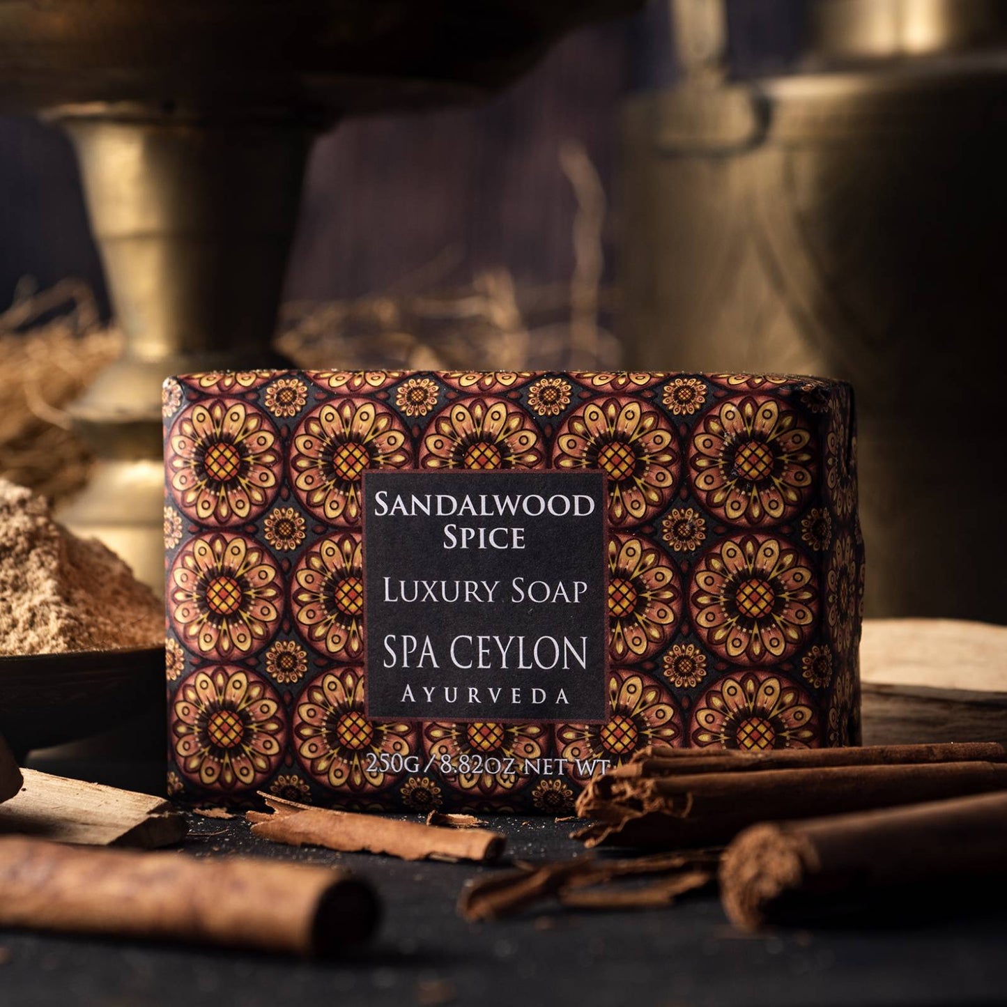 Sandalwood Spice - Luxury Soap 250g - Spa Ceylon UK