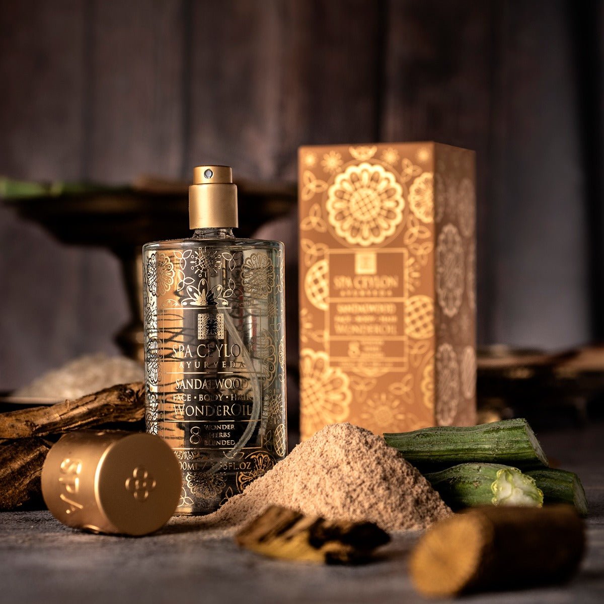 Sandalwood - Wonder Oil 100ml - Spa Ceylon UK