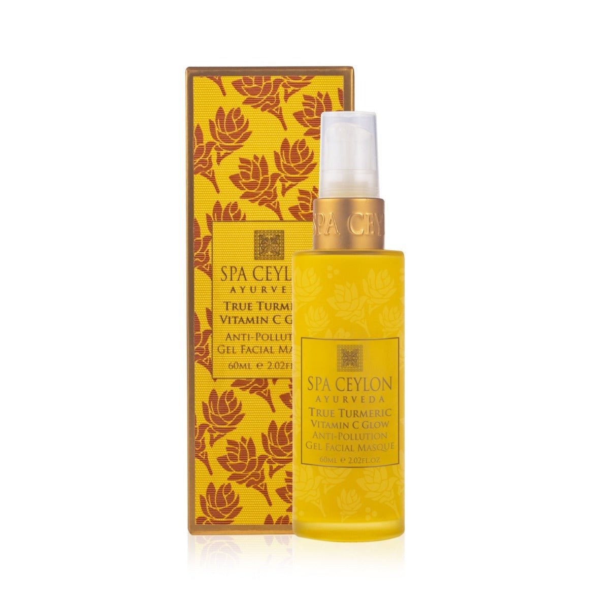 True Turmeric - Vitamin C Glow - Anti - Pollution Gel Facial Masque 60ml - Spa Ceylon UK