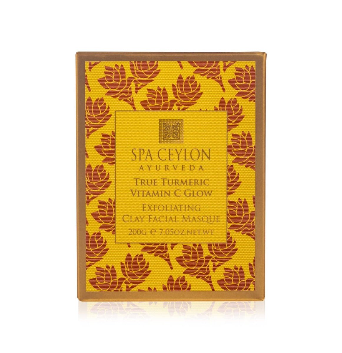 True Turmeric - Vitamin C Glow - Exfoliating Clay Facial Masque 200g - Spa Ceylon UK