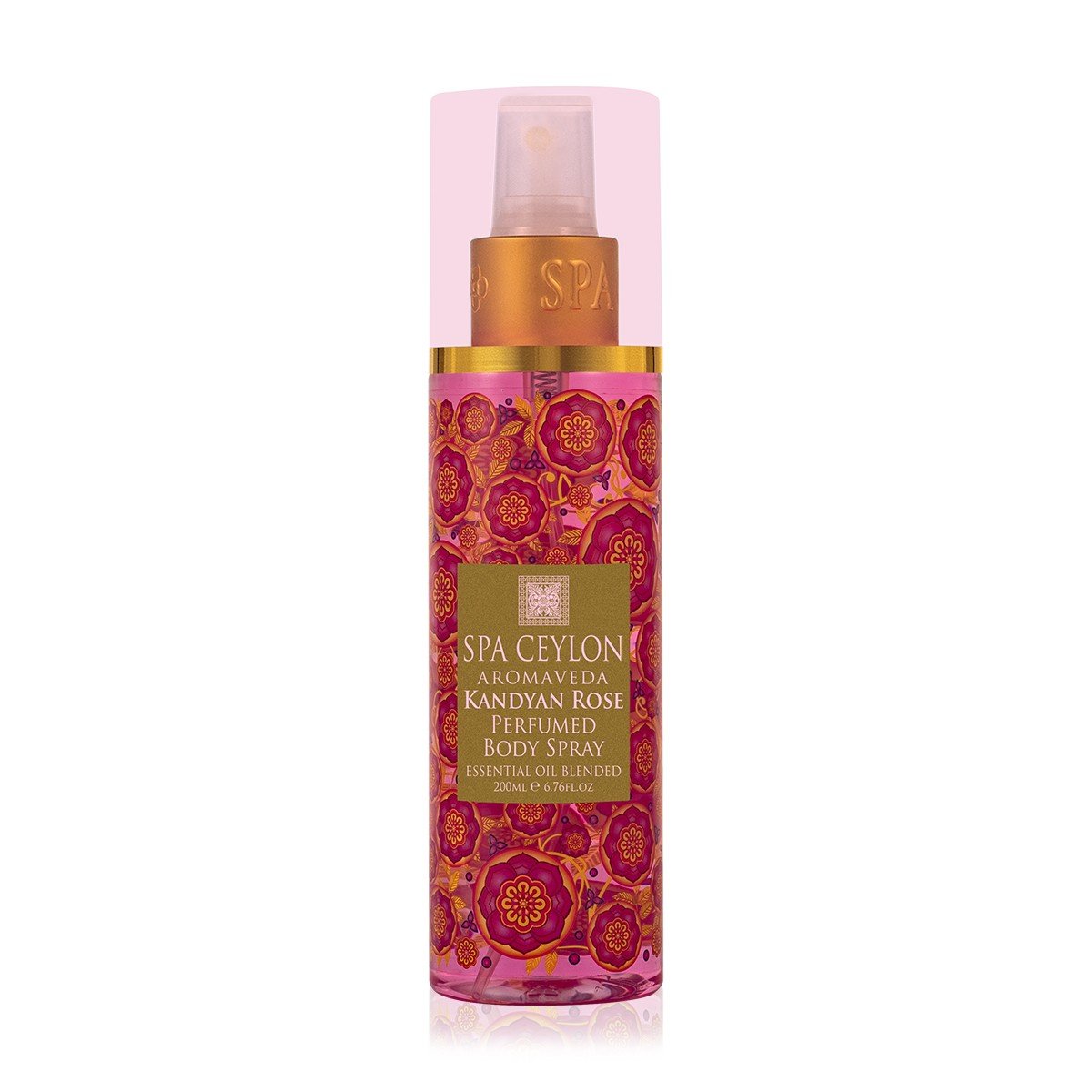 Kandyan Rose - Body Spray 200ml - Spa Ceylon UK