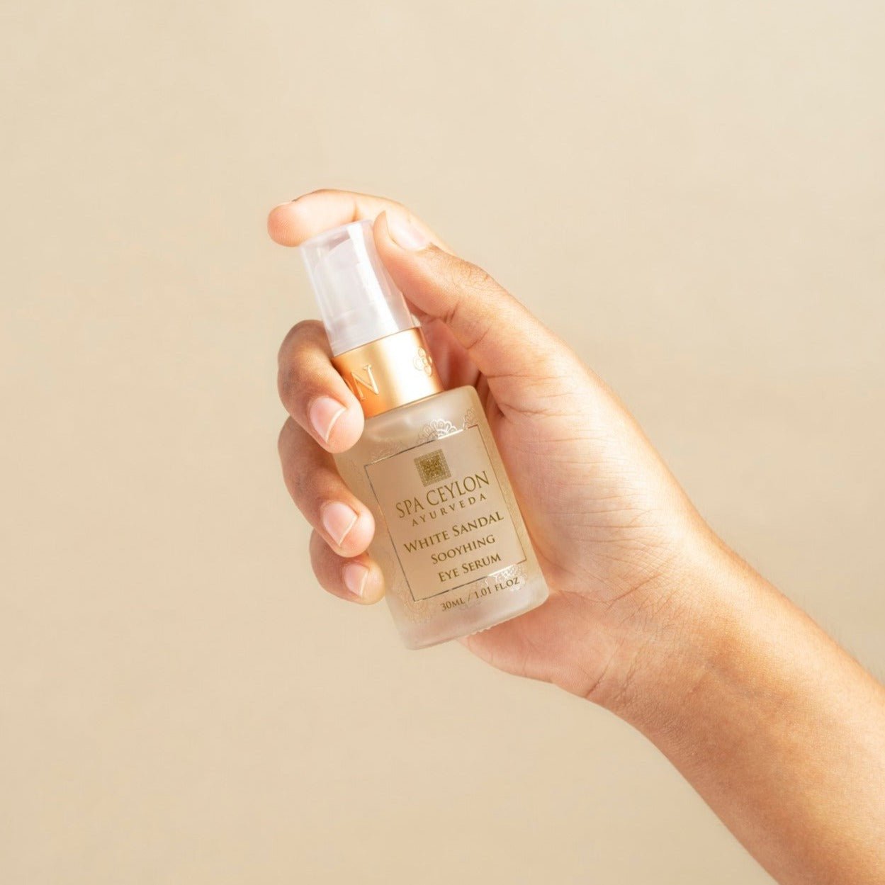 White Sandal - Soothing Eye Serum 30ml - Spa Ceylon UK