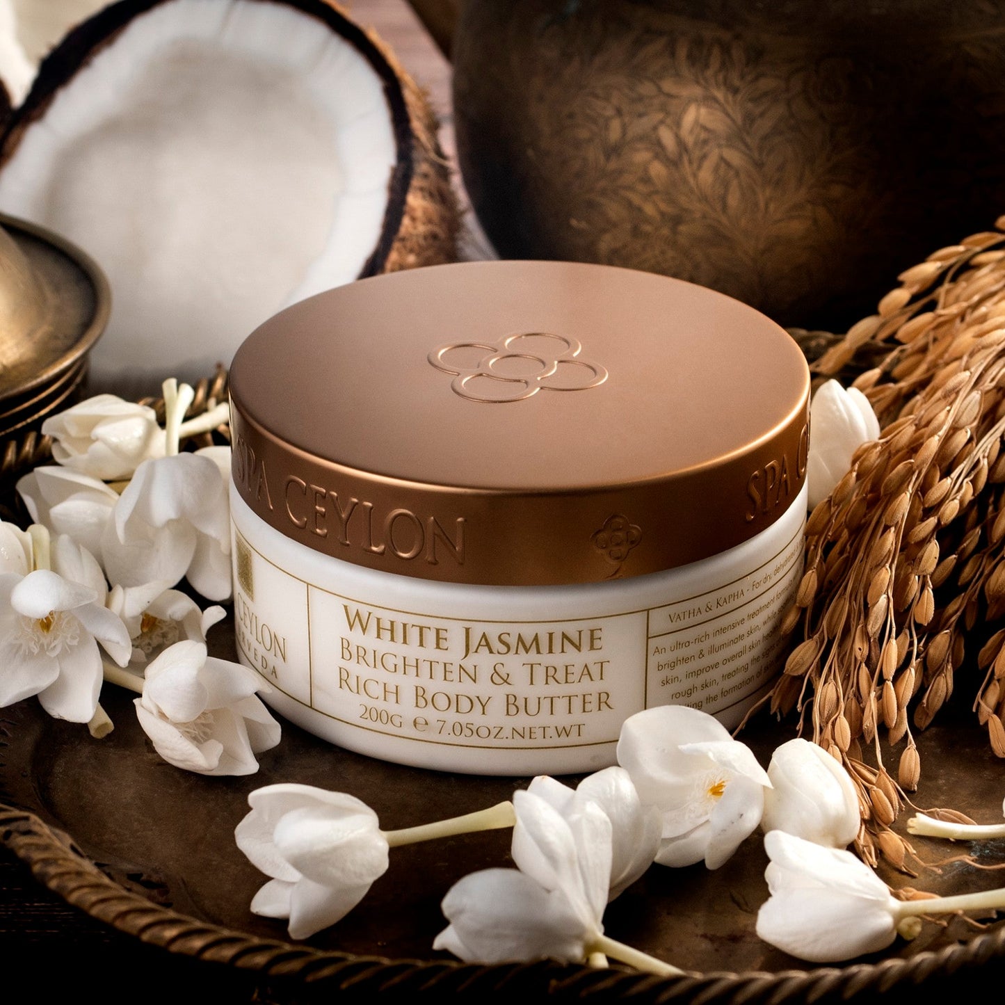 White Jasmine-Brighten Rich Body Butter 200g
