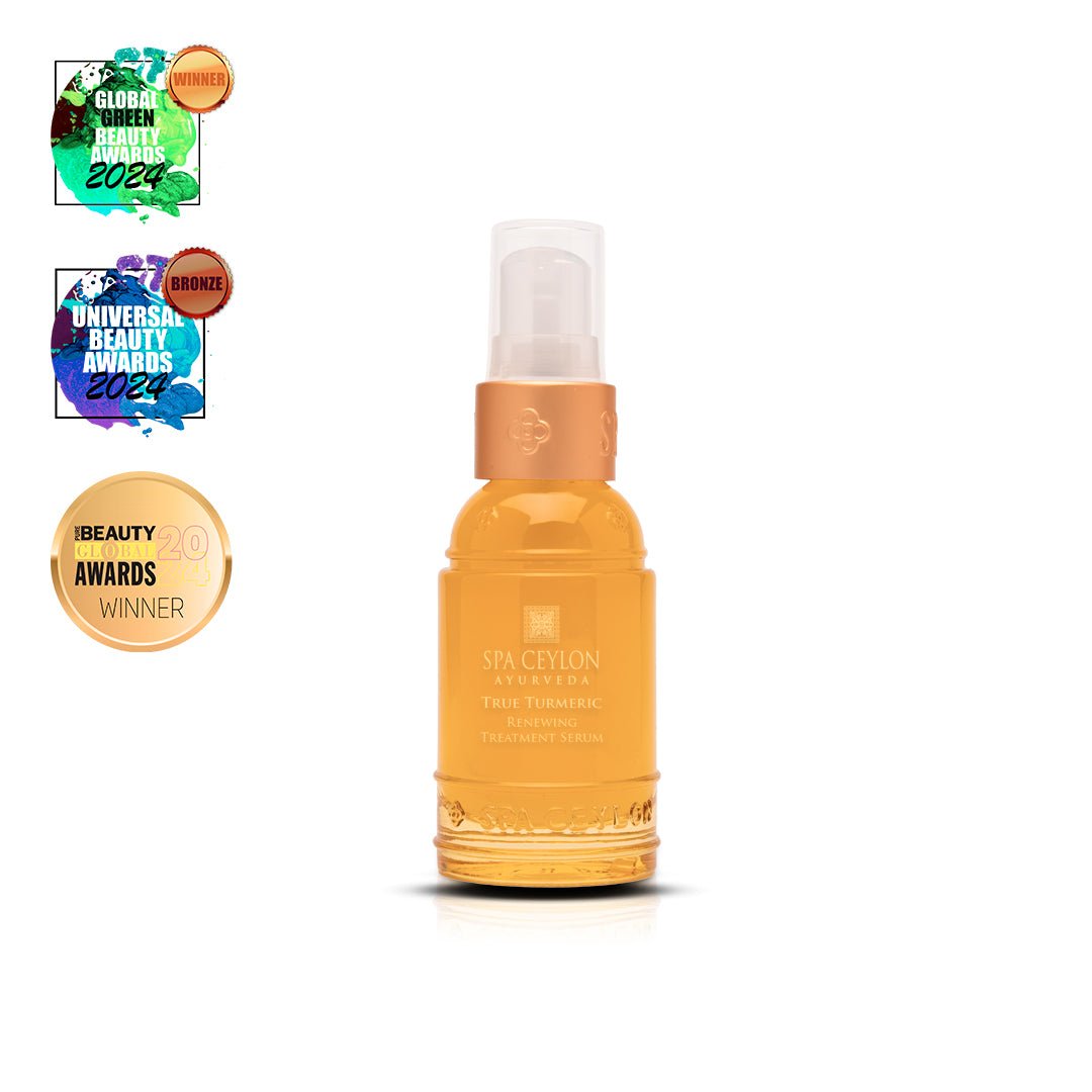 True Turmeric - Vitamin C Glow - Renewing Treatment Serum 30ml - Spa Ceylon UK