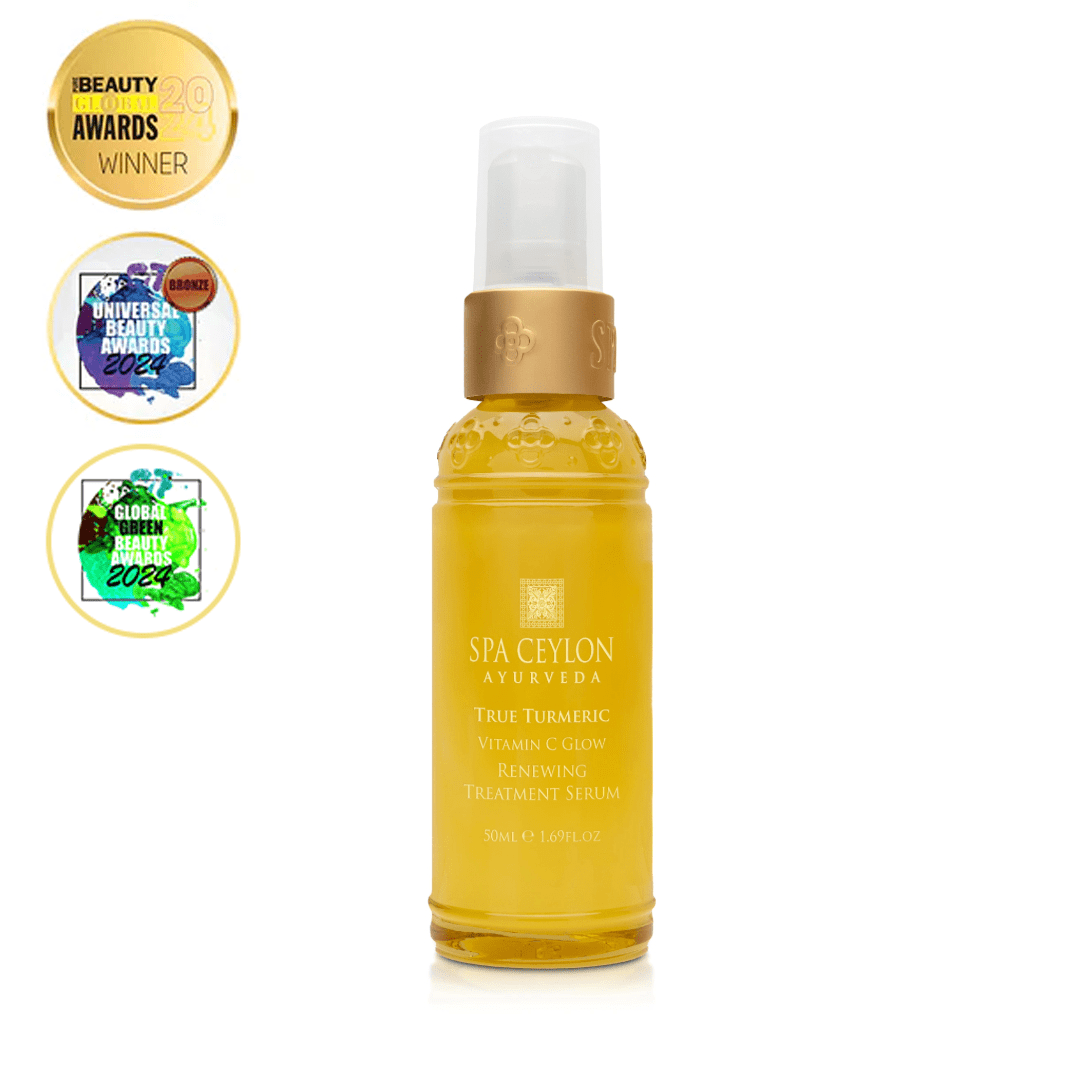 True Turmeric - Vitamin C Glow - Renewing Treatment Serum 50ml - Spa Ceylon UK