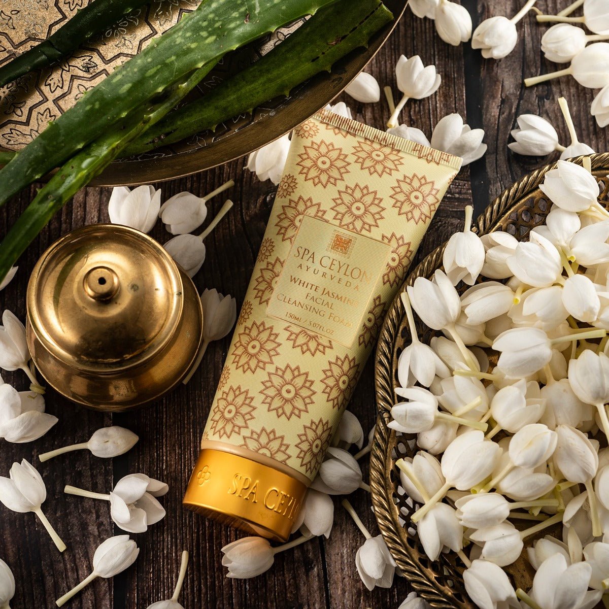 White Jasmine - Facial Cleansing Foam 150ml - Spa Ceylon UK