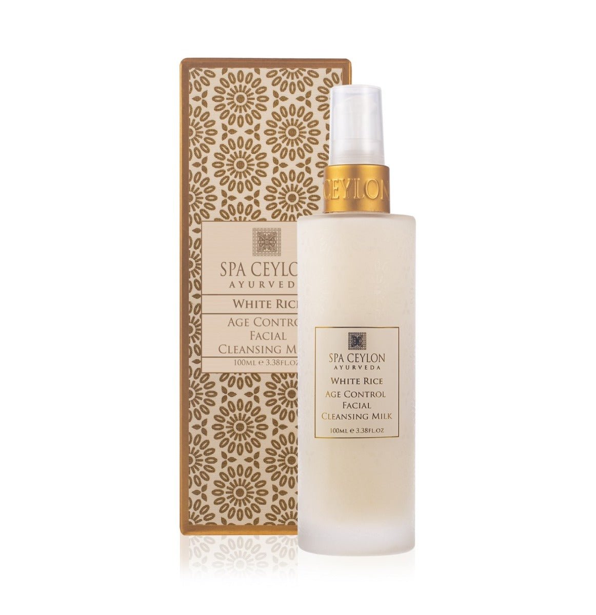 White Rice - Age Control Facial Cleansing Milk - White Rice - 100ml - Spa Ceylon UK