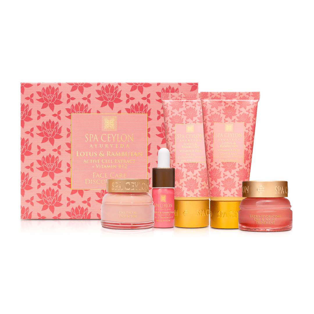 Lotus & Rambutan - Face Care Discovery Set - Spa Ceylon UK